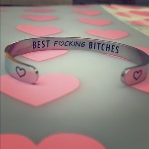 Best F-ing Bitches Silver Bangle